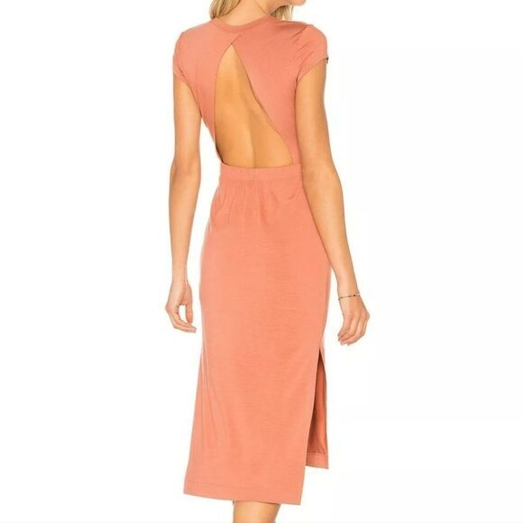 Enza Costa Midi open back Dress M - Picture 2 of 4